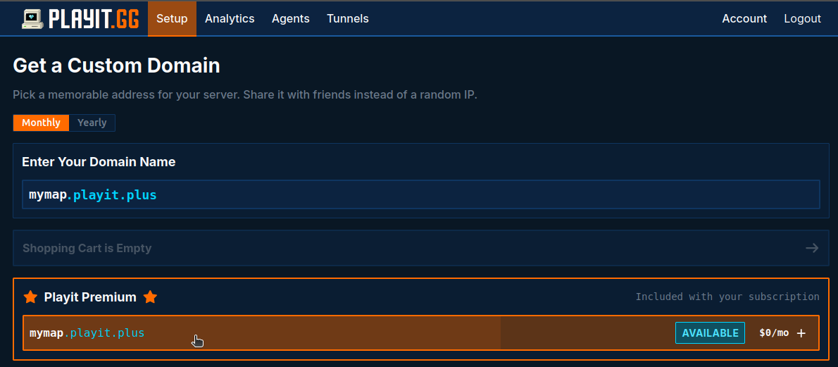 Add external domain