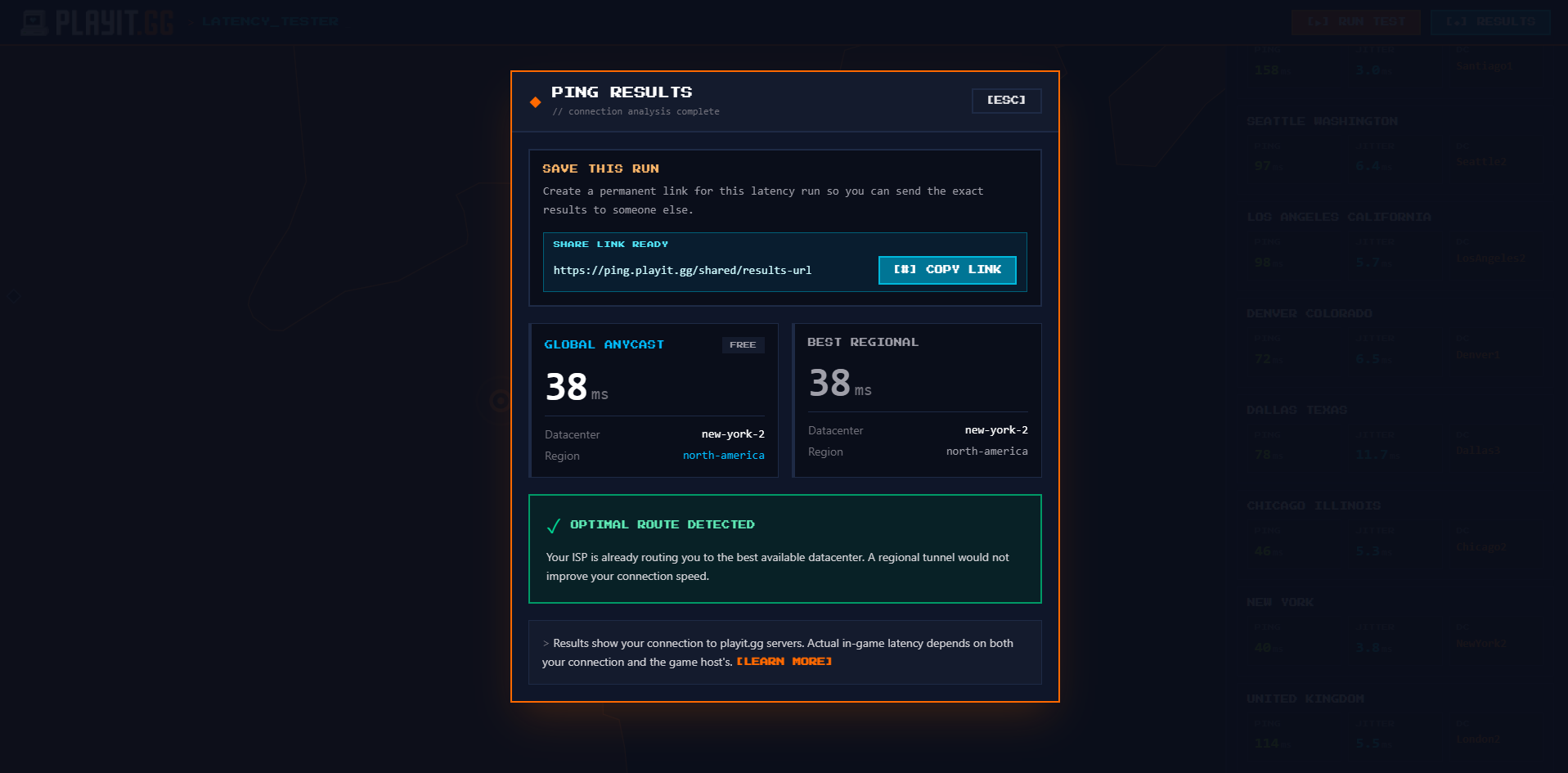 Ping Test, 2